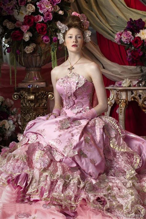 Devilinspired Rococo Clothing: Elegant Rococo-style Palace Wedding Dresses