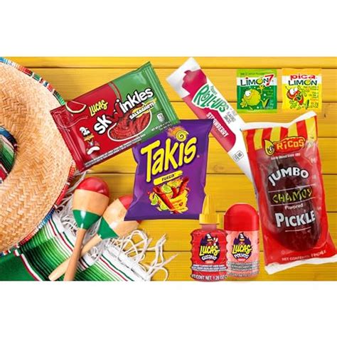 Tiktok Chamoy Pickle Kit With Fruit Roll Up And Chips Includes Lucas