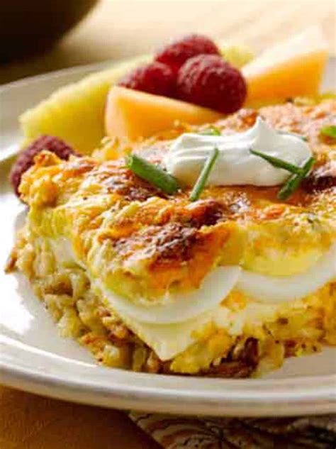 Easy Layered Potato And Egg Bake American Egg Board