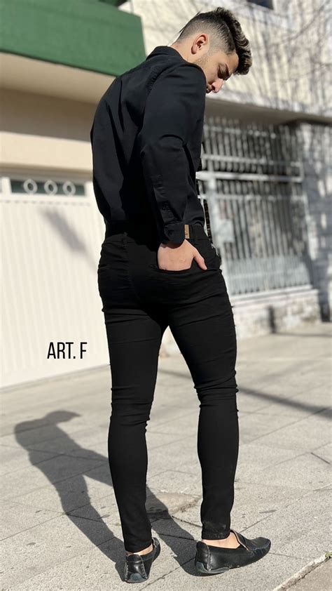 Pantalon Corte Chino Negro Sos Vos Jeans Tienda Online