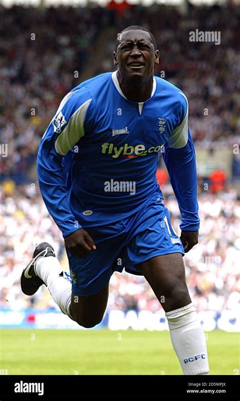 Birmingham City's Emile Heskey celebrates his goal Stock Photo - Alamy