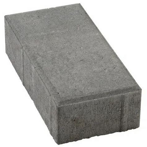 Adhitya Grey Concrete Rectangular Paver Block Thickness Mm