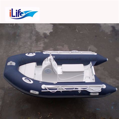 Ilife Commercial 10 8FT PVC Hypalon Rigid Hull Firberglass Inflatable