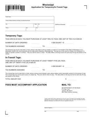 Fillable Online Dor Ms Form 769061581000 Rev Dor Ms Fax Email Print