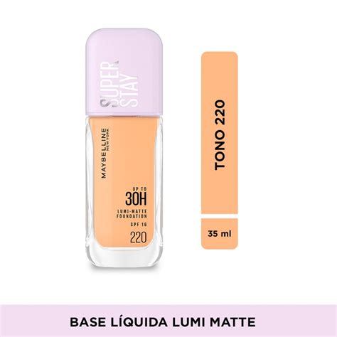 Bases De Maquillaje Líquida Superstay Lumi Matte 340 As X Maybelline 35