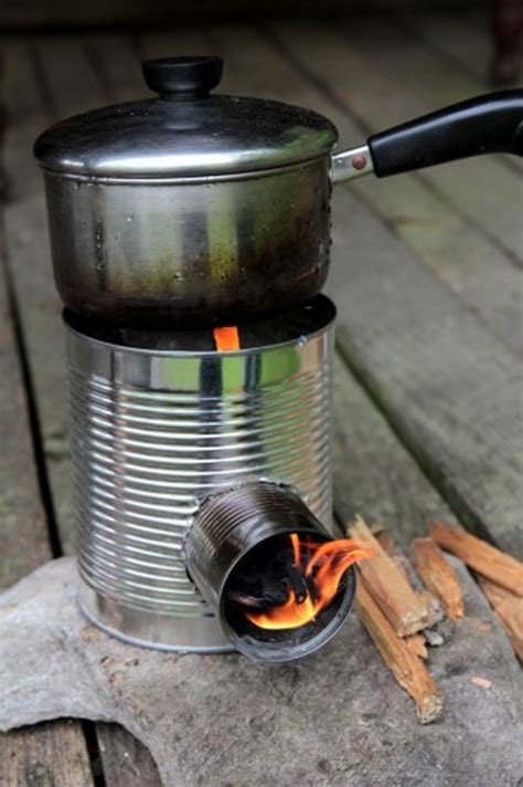 Best DIY Portable Tin Can Rocket Stove Ideas - The Owner-Builder Network