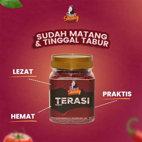 TERASI MERAH TABUR TEH SHANTY Lazada Indonesia