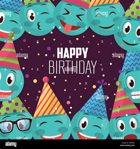 Happy Birthday Card Stock Vector Image And Art Alamy