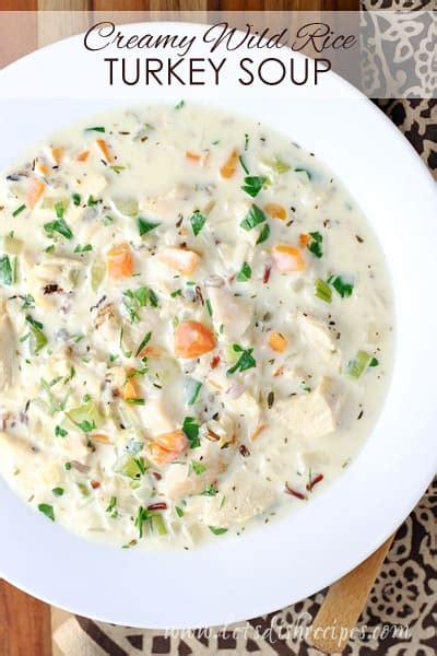 Creamy Wild Rice Turkey Soup Lets Dish Recipes