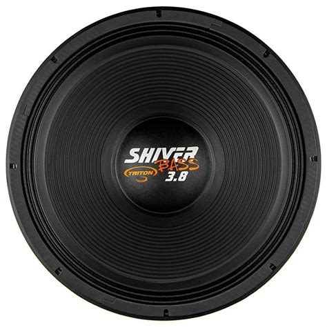 Triton Alto Falante Woofer Tr Shiver Bass 3 8k 4 Ohms 1900w Rms 18