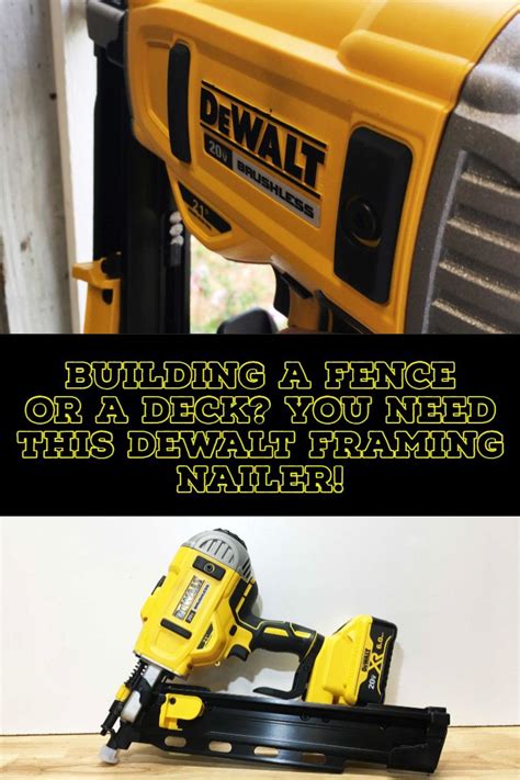 Dewalt 21 Degree Cordless Framing Nailer Lazy Guy Diy Framing