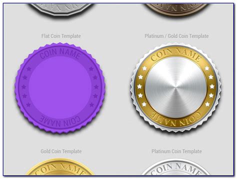 Challenge Coin Photoshop Template | prosecution2012