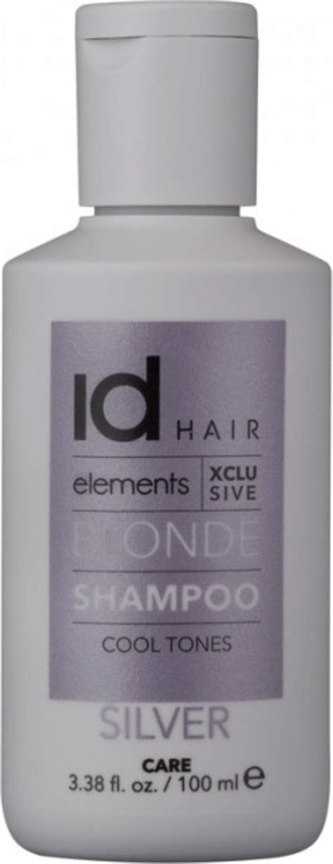 Id Hair Elements Blonde Xclusive Silver Shampoo 100 Ml Labelhair