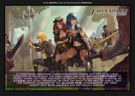 Fire Emblem Three Slaves Commission 1 4 By AdooHay Hentai Foundry