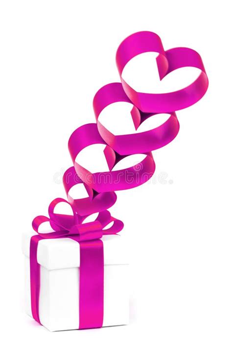 Holiday T Box With Purple Ribbon Stock Photo Image Of Greeting