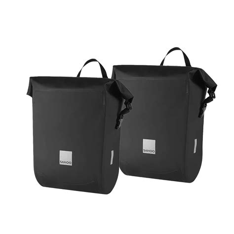 Buy The Sahoo Waterproof Pannier Bag Set 20l Black Online Performance