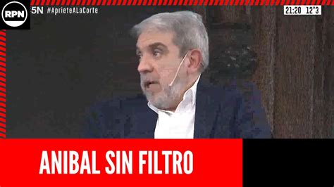 Aníbal Fernández con la lengua mas afilada que nunca habló de todo y