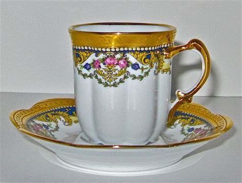 Imperial Limoges Demitasse Cup And Saucer K Made In France