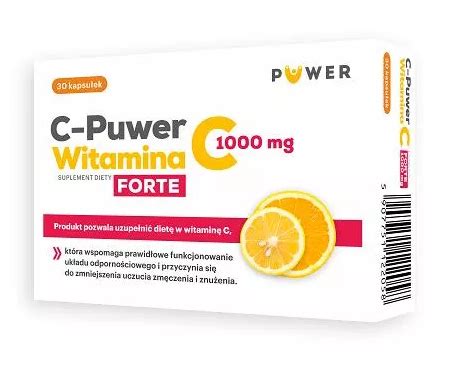 C Puwer Witamina C Forte 1000 mg kapsułki 30 szt Witaminy na