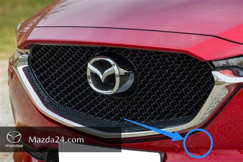 Front Bumper Tow Hook Cover For Mazda Cx