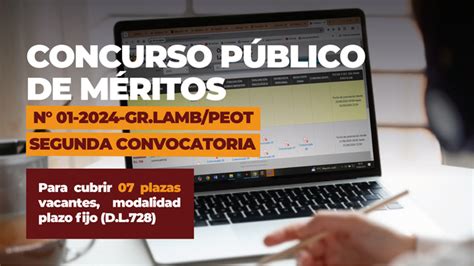 Segunda Convocatoria Concurso P Blico De M Ritos N Noticias