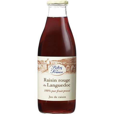 Jus De Raisin Rouge Du Languedoc REFLETS DE FRANCE La Bouteille De 1L