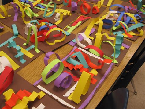 Art with Mrs. Kim : Kindergarten Paper Sculptures