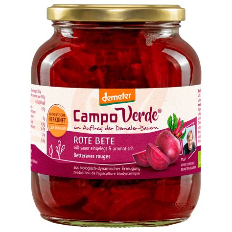 Campo Verde Bio Demeter Rote Bete G Bei Rewe Online Bestellen