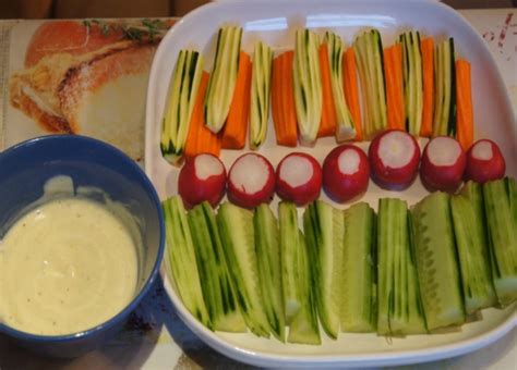 Gemüsesticks mit Dip Rezept mit Bild kochbar de