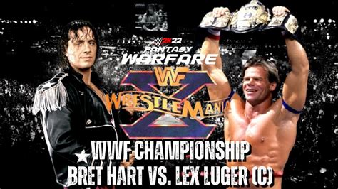 Wrestlemania X: Bret Hart vs. Lex Luger (c) (WWF Championship) - YouTube