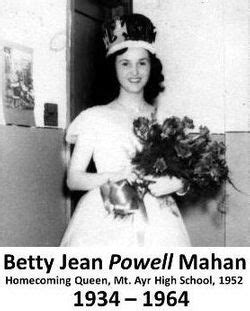 Betty Jean Powell Mahan Find A Grave Memorial