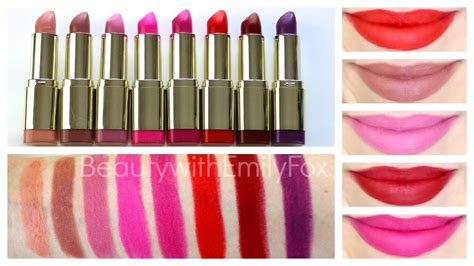 Milani Color Statement Moisture Matte Lipstick Lip Swatches Milani