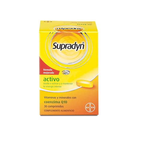 Comprar Supradyn Activo 30 Comprimidos Marca SUPRADYN Tienda