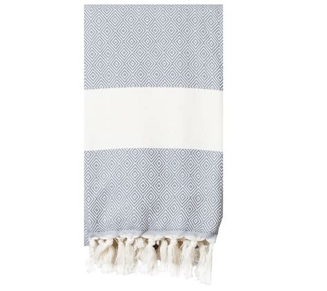 Turkish Hammam Towel Light Grey