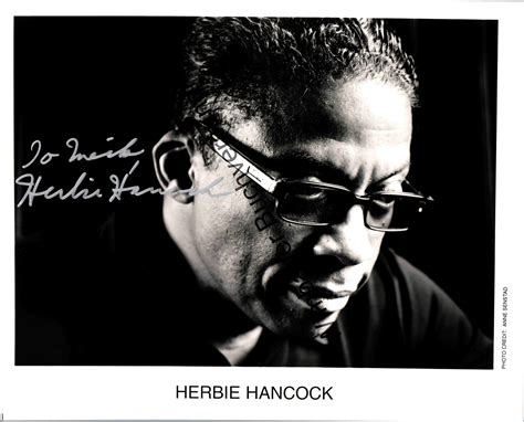 Original Autogramm Herbie Hancock Autograph Signiert Signed Signee