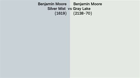 Benjamin Moore Silver Mist Vs Gray Lake Side By Side Comparison