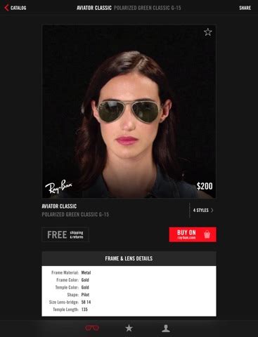 Ray Ban Virtual Try On AppRecs