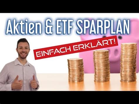 Aktien und ETF Sparplan für Anfänger So investierst Du mit einem