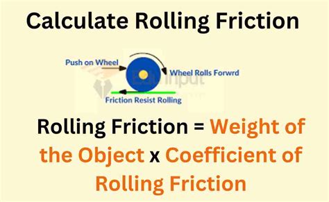 How to calculate rolling friction?