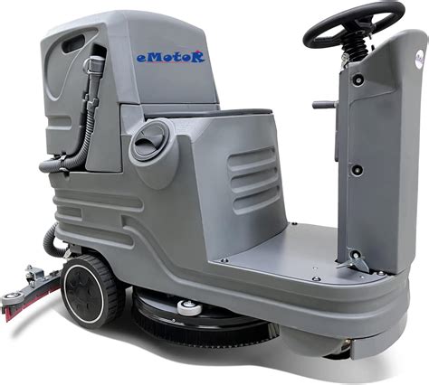 Emotor Commercial Riding Floor Scrubber Machine 23 6 Brush With 21 Gallon Tank