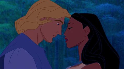 Pocahontas 1995 Disney Movie Scenes Disney Pocahontas Pocahontas And John Smith