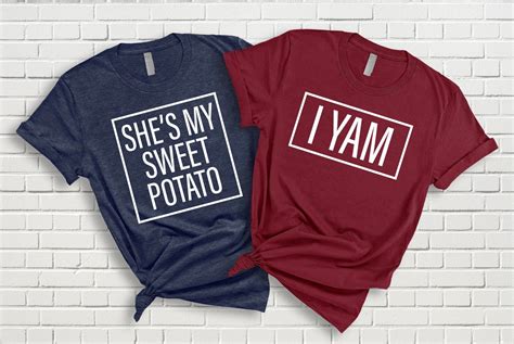 Shes My Sweet Potato I Yam Shirt Matching Couple Thanksgiving Husband