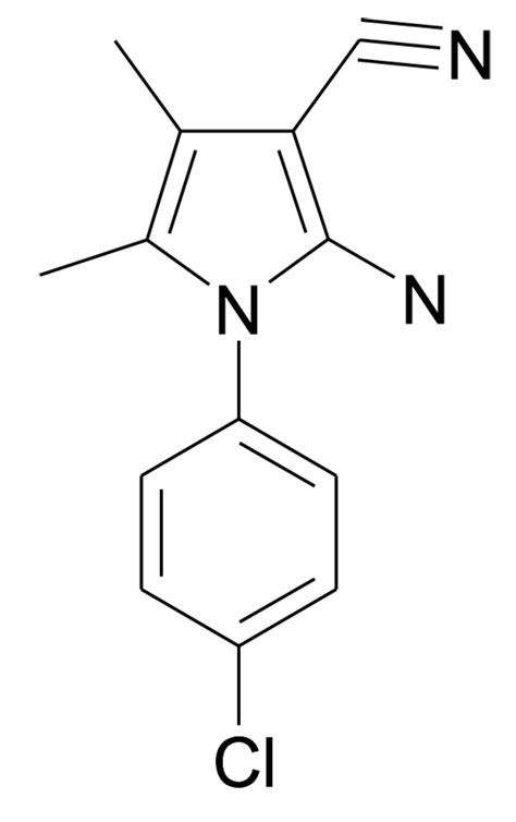 72578 34 8 MFCD08273486 2 Amino 1 4 Chloro Phenyl 4 5 Dimethyl 1H