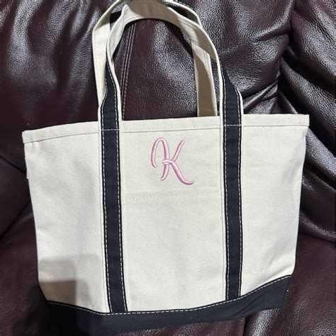 Monogrammed Canvas Tote Bag Monogram Tote Bag Personalized Canvas Tote Bag Personalized Canvas