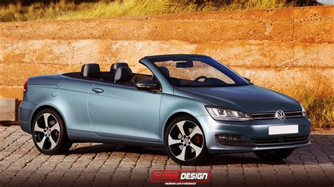 Volkswagen Eos Facelift Rendered Front Back Autoevolution