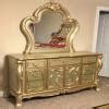 Dresden Panel Bedroom Set Gold Patina Acme Furniture Reviews