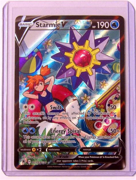 Mavin Starmie V Ft Misty Pokemon Astral Radiance Tg Full Art