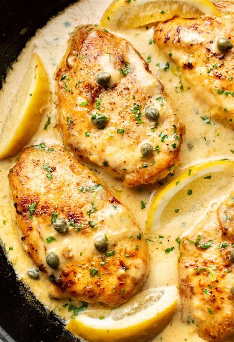 Easy Chicken Piccata Salt Lavender