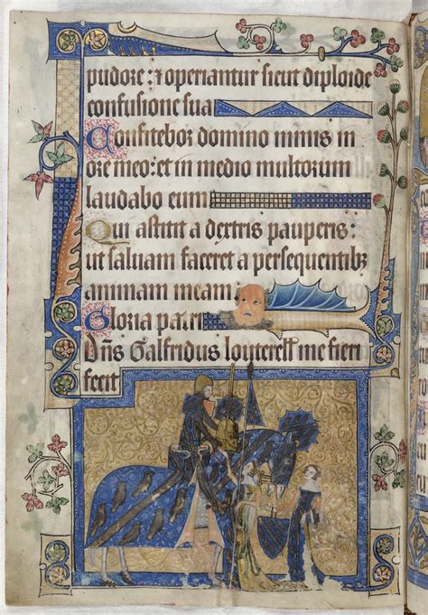 The Luttrell Psalter On Film Medieval Manuscripts Blog