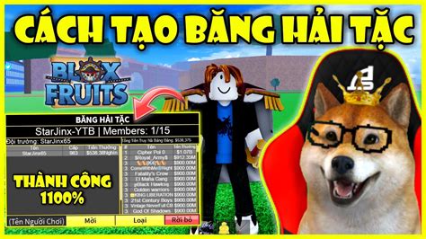 Cách Tạo Băng Hải Tặc Crew Trong Blox Fruit Cực Dễ How To Create